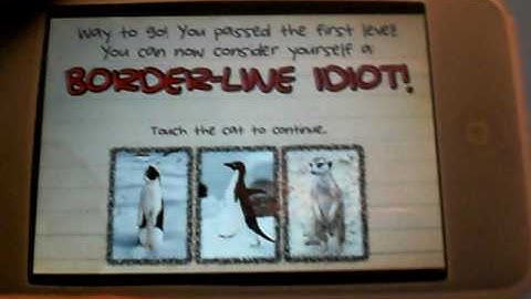 The Moron Test App Review for iPod Touch and iPhone