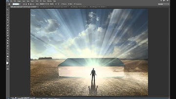 Glowing Bible Photoshop Speedart