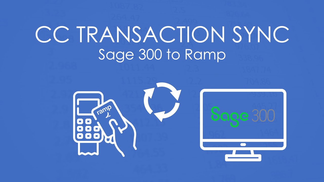 Ramp to Sage 300: Credit Card Transaction Sync Demo (Anywhere Apps Integration)