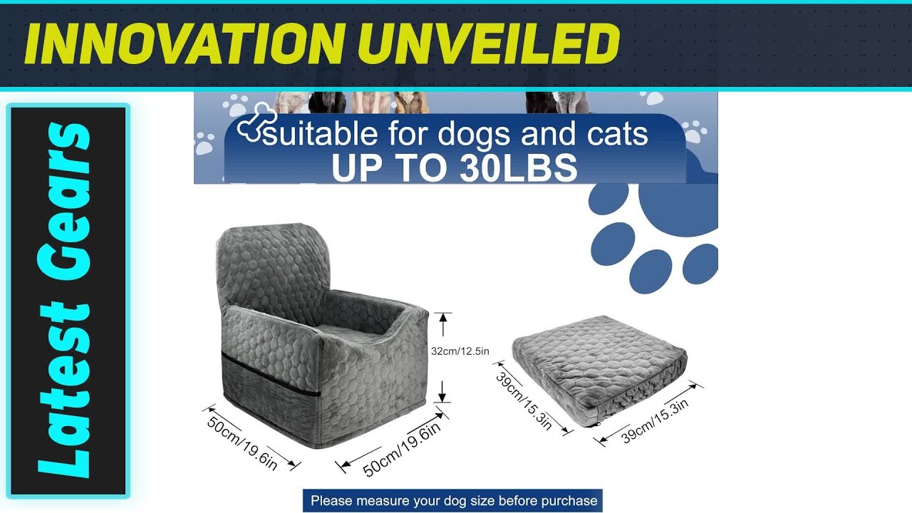 `The Ultimate Dog Car Seat: Amazing Comfort & Safety for Happy Travels