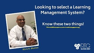 Selecting a Learning Management System?