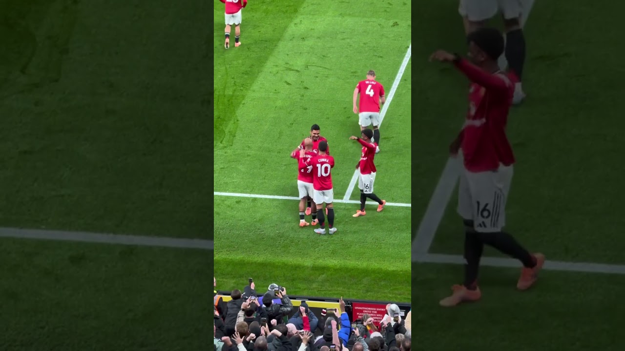 Cunha Goal Celebration - Man Utd vs Brighton | Old Trafford - 25.10.2025