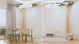 Kids Playroom Architecture Walkthrough – Simple & Functional Interior Design | GDA screenshot 1