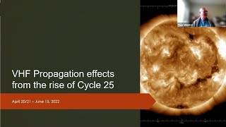 VHF Propagation effects from the rise of Cycle 25 Profile