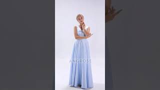 Long A-line Satin Prom Party Gown AG1909447