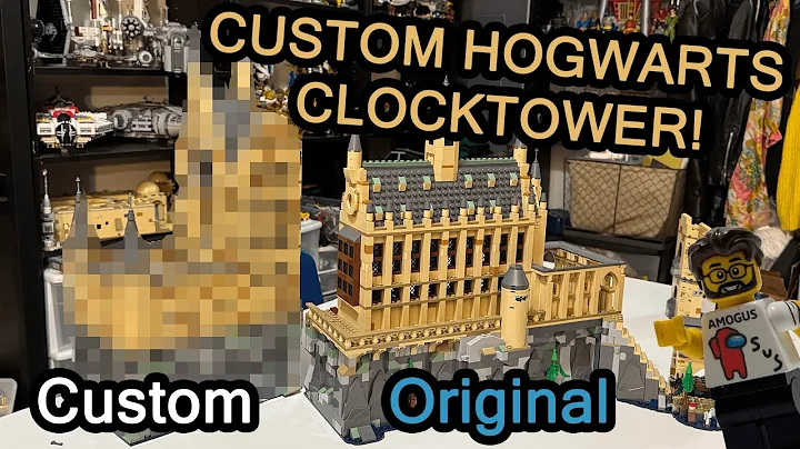 I Built a Custom Lego Hogwarts Clocktower!