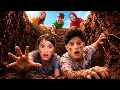 غفران وأحمد وقعوا بأعمق حفرة بالعالم… شوفوا مين حاول ينقذهم…!!😱