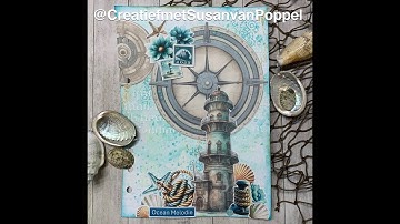 Collage Art Zomerchallenge bij Hobbyvision; opdracht 2 (13-07-25)