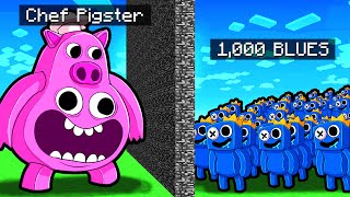 1 CHEF PIGSTER vs 1,000 BLUES! (Garten of Banban MOB BATTLE)