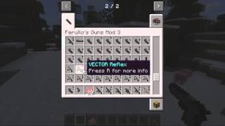 Minecraft Mod Review: Ferullo's Gun Mod 3.0.0 screenshot 5