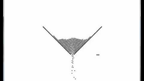 Granular Flow inside hopper