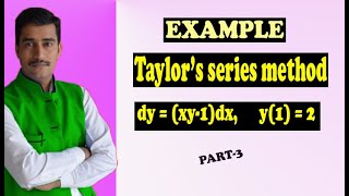 Taylor's series numerical method easy and good example(PART-3) by easy maths easy tricks