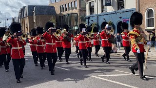 Changing the guard Windsor - 11.4.2023 Band of the Welsh Guards