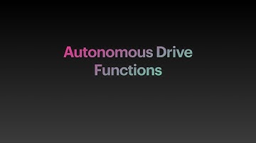 Autonomous Drive Functions VEX V5