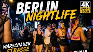 🔥 BERLIN NIGHTLIFE 🇩🇪 | Warschauer Straße After Dark | 4K Walking Tour