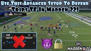 Use This Advanced Setup To Defend Trips TE In Madden 22!