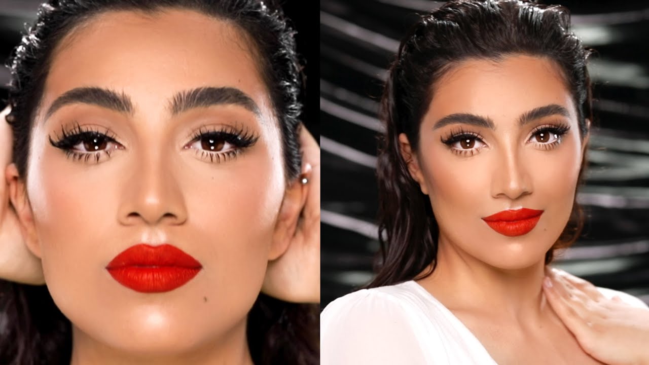 Luminous Skin Matte Red Lip Tutorial