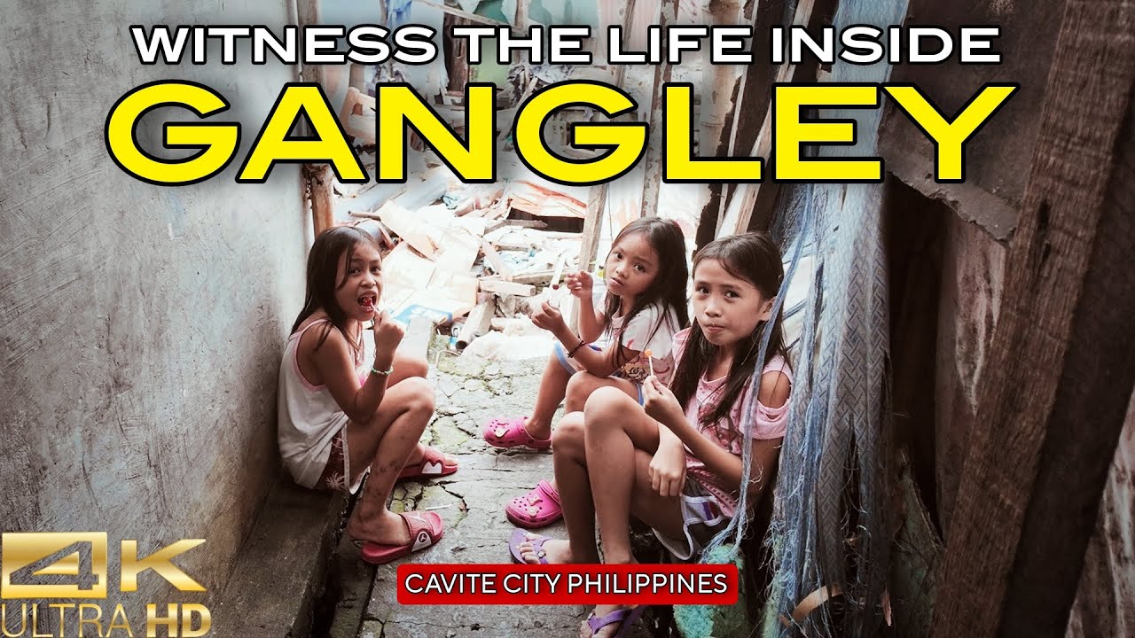 Unbelievable Life Inside GANGLEY Cavite City Philippines [4K] 🇵🇭