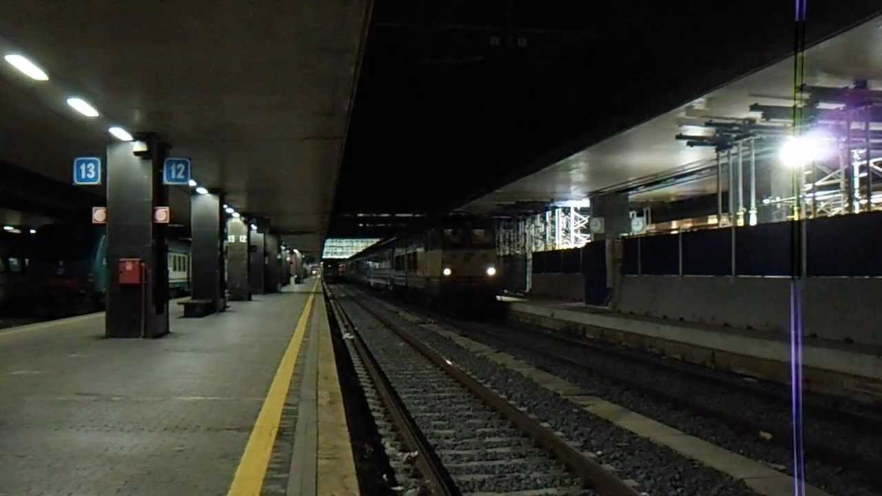 E656.443 in partenza con l' ICN 1959 Roma Termini - Siracusa/Palermo ...