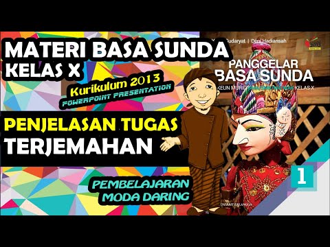 PEDARAN NARJAMAHKEUN (Pedaran pancen tina materi narjamahkeun bag.2) Materi Basa Sunda Kelas X