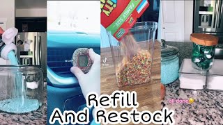 Refill And Restock (part 2) | Laundry, Pantry, Fridge, etc. | TIKTOK COMPILATION