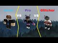 NOOB vs PRO vs GLITCHER IN MURDER MYSTERY 2