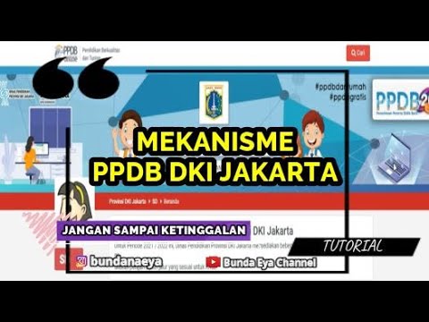 PPDB SDN DKI JAKARTA TERBARU || PENGAJUAN AKUN PPDB DKI JAKARTA || CARA DAFTAR SDN ONLINE TERBARU