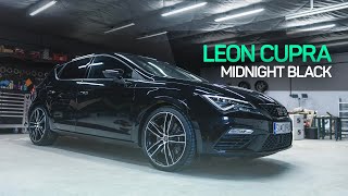 2020 Midnight Black Seat Leon Cupra Wheels-off Detail