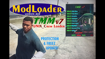 TMM v7 by The-Magior (DOWNLOAD) ModLoader GTAV - CEX/DEX/HEN - FREEZ & PROTECTION update.rpf [2020]