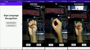 Sign Language Recognition Android App | Combine Letters | TensorFlow Lite (GPU) | OpenCV | Sample 2