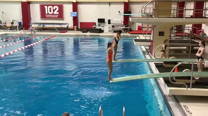 Grace Wu - Indiana University Diving Training Camp...