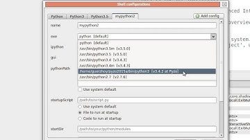 CSC180: Changing the Python version in Pyzo/IEP