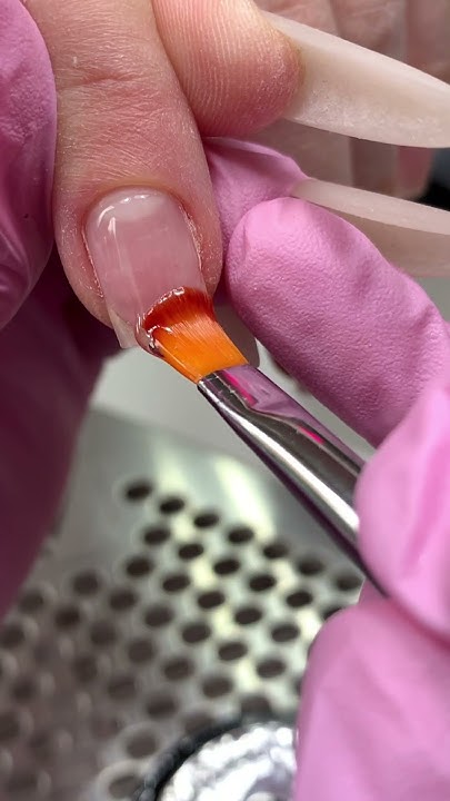 Однотон на коротких ногтях #nails #ногти #дизайнногтей #маникюрдизайн # ...