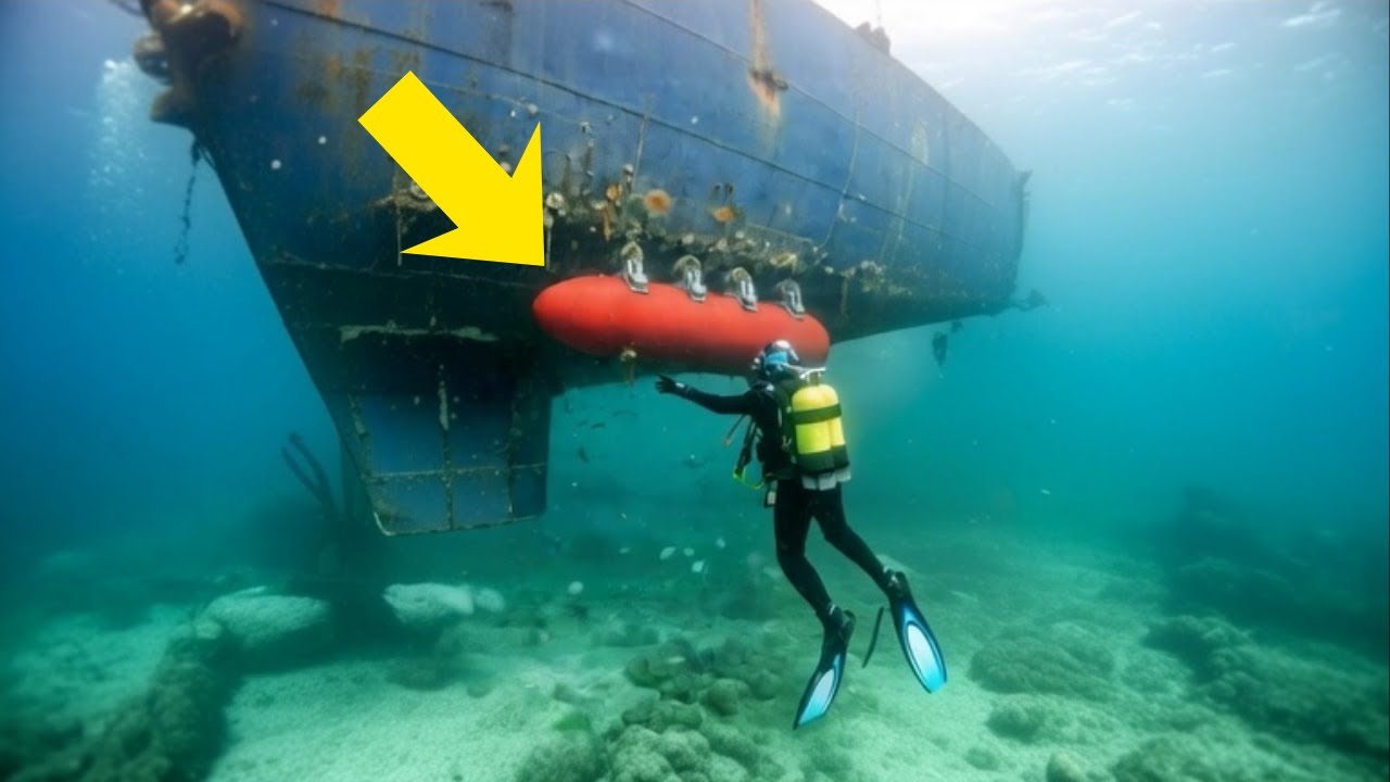 Дайвер заметил странный объект под судном… находка шокировала всех