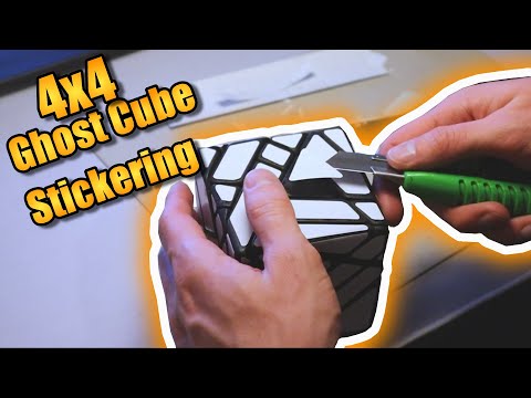 Stickering the 4x4 Ghost Cube
