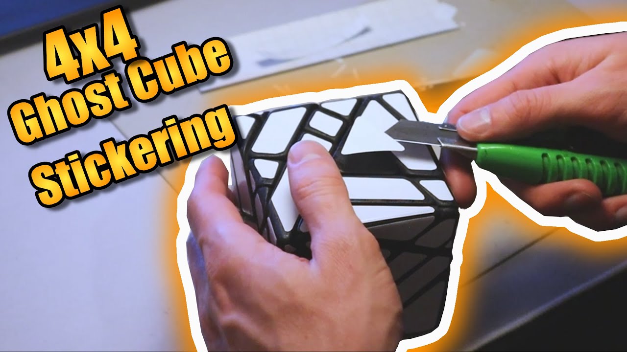 Stickering the 4x4 Ghost Cube