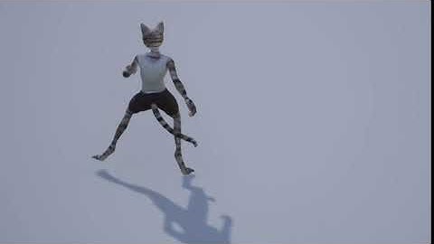 Kristala Animation Test: Quickstep Dodge (Backwards)