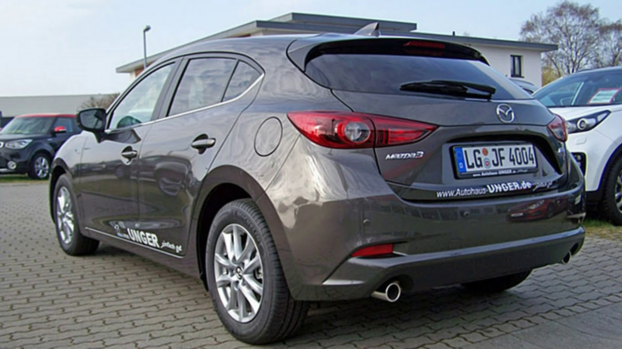 Mazda 3 Skyactiv G Obsidiangrau Metallic Autohaus Unger Youtube