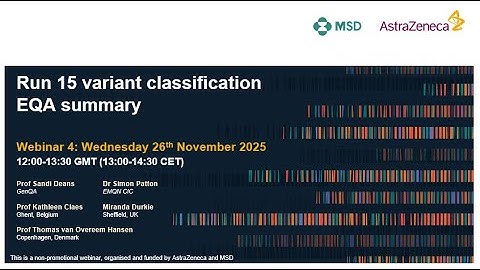 Run 15 Variant Classification EQA Summary