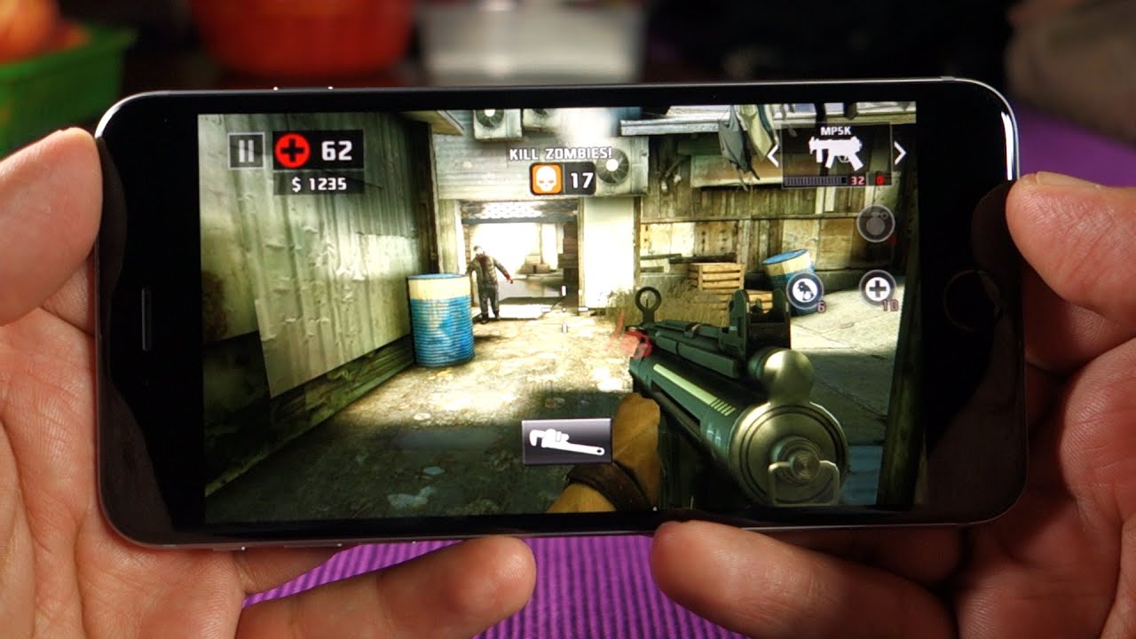 iPhone 6 Plus - Dead Trigger 2 Gameplay