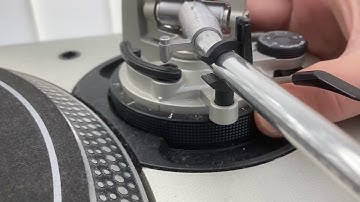 How to adjust VTA on your Technics SL1200 turntable