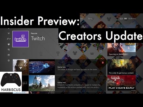 Xbox One Insider Preview - Creator&rsquo;s Update  (January 2017) | Features and Inside Look!