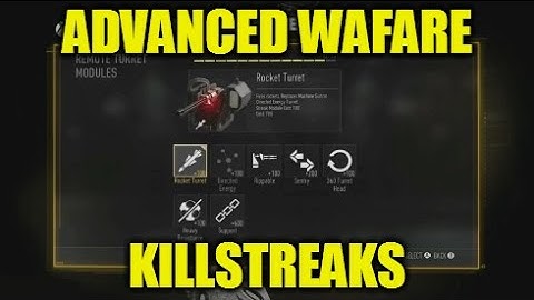 COD ADVANCED WARFARE MULTIPLAYER KILLSTREAKS (Custom ScoreStreaks + CO-OP Streaks)