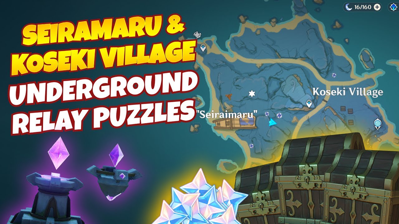 Underground relay stone puzzle near seiramaru and koseki village YouTube