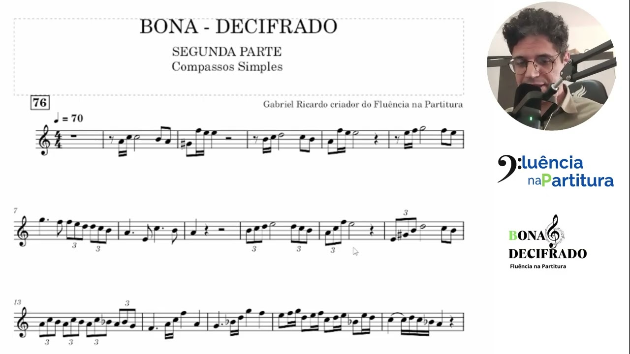 LEITURA DO EXERCÍCIO 76 - BONA DECIFRADO