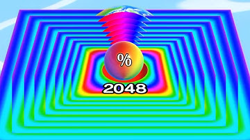 Satisfying Mobile Game/ Ball Run 2048 in Infinity mod vs solo leveling 2048 Gameplay Mobile part #14