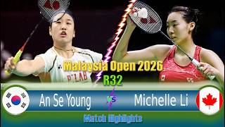 Malaysia Open 2026 - An Se Young (KOR) [1] vs Michelle Li (CAN) - R32 Highlights Net Worth