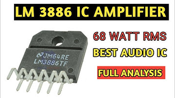 Lm 3886 ic Amplifier | Lm 3886 audio Amplifier | Best Audio ic
