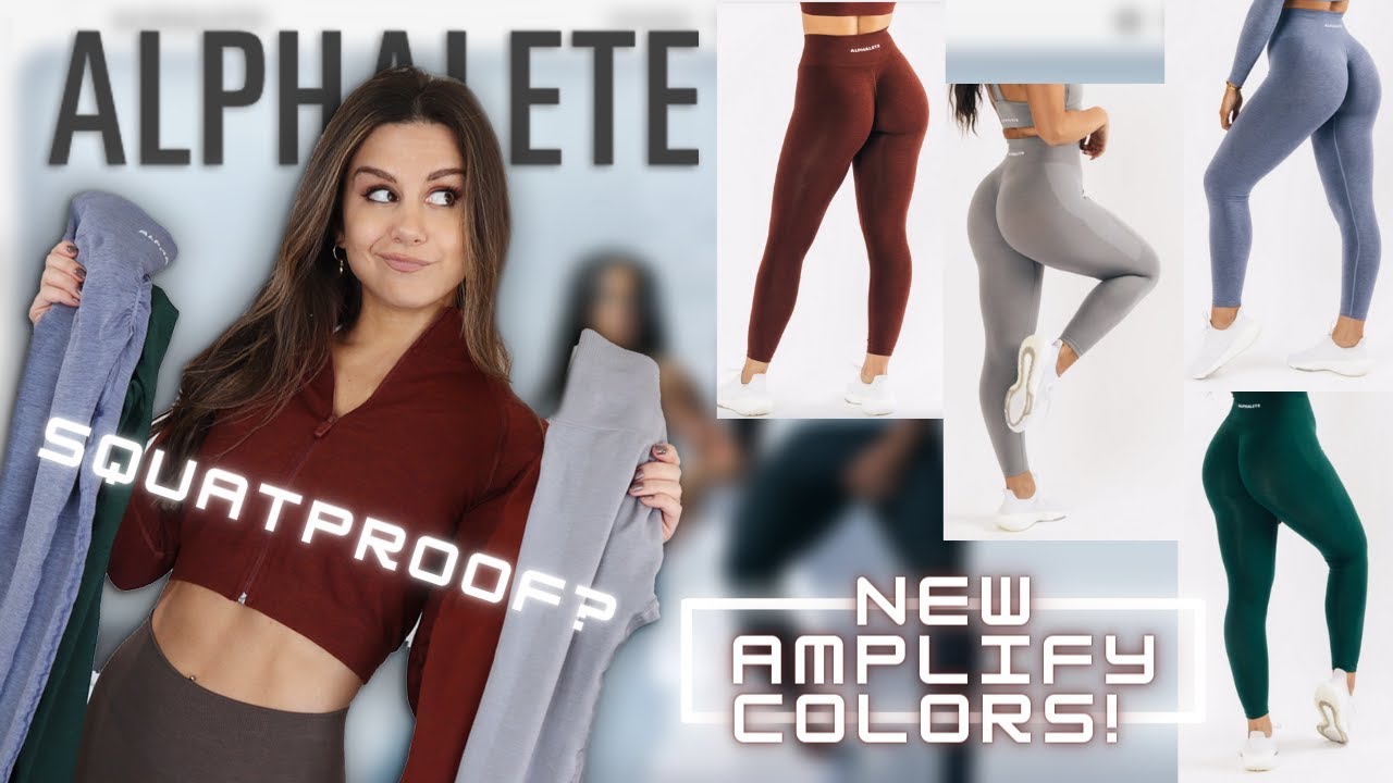 ARE ALPHALETE AMPLIFY LEGGINGS THE BEST? NEW ALPHALETE AMPLIFY TRY