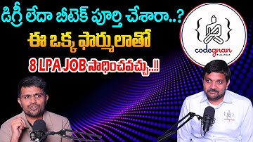Degree or B.Tech in 2024–25? | Codegnan “HITS” Formula Secret | Best Coding Institute